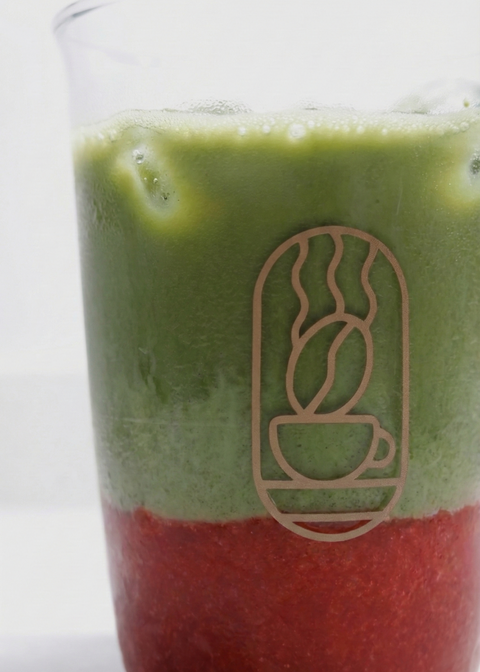 Strawberry Matcha Latte