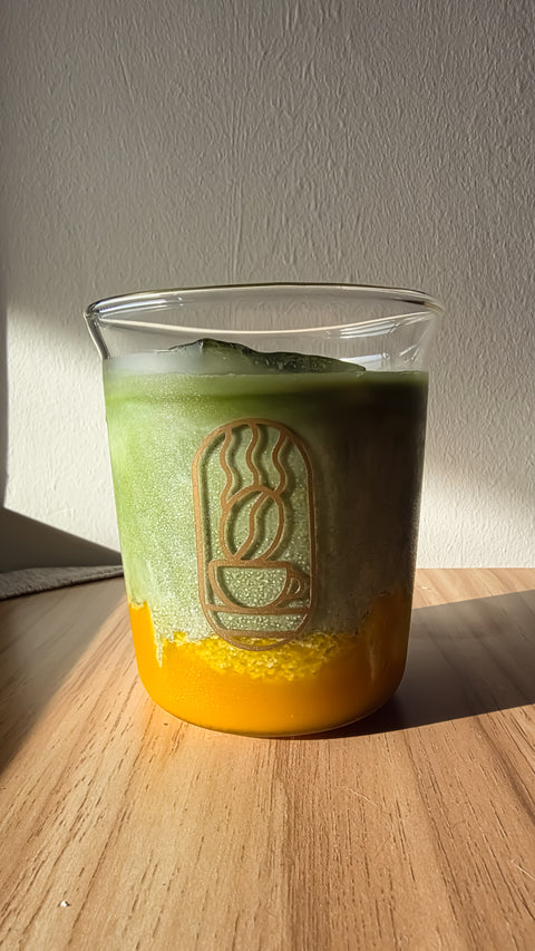 Mango Matcha Latte