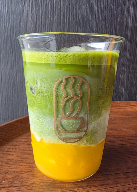 Mango Matcha Latte