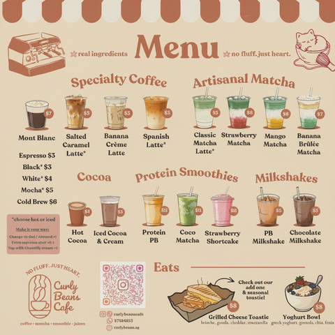 Cafe Menu
