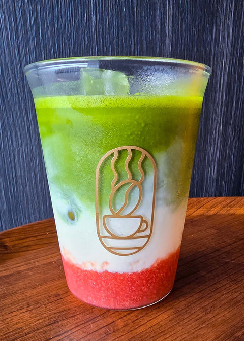 Strawberry Matcha Latte